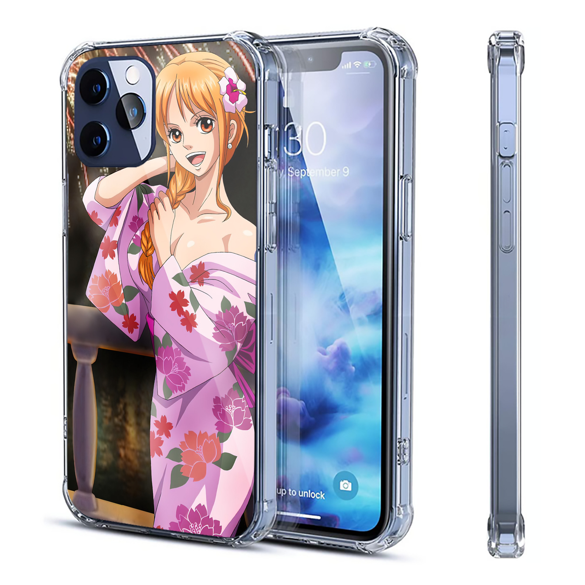 ワンピース ONE PIECE 【iPhone 12シリーズ対応】透明スマホケース（クリアソフトケース）